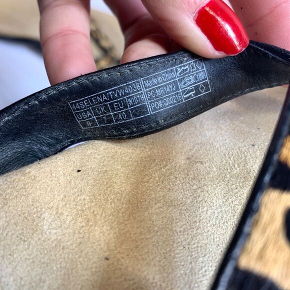 Vionic Women's Elena Calf Hair Thong Orthotic Sandals Size 9 - Picture 8 of 9